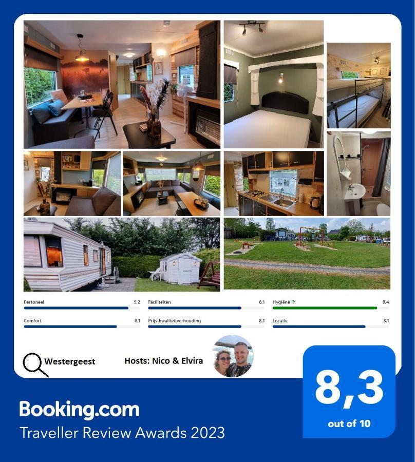 Familychalet De Schaapskooi, 6-Persons, Big Private Garden, Dogs Aloud Westergeest 외부 사진